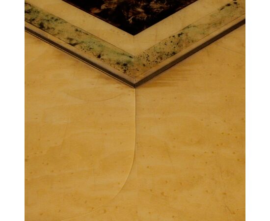 Italian conference table in exotic wood