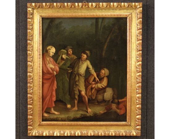 Italian painting characters from the 18th century