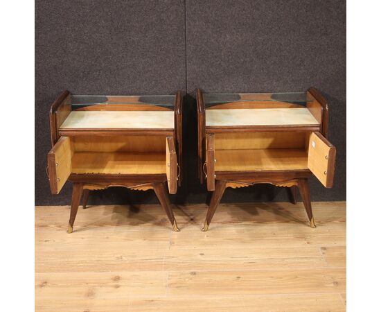 Pair of design bedside tables from the 50s