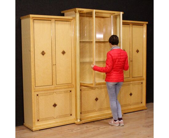 Libreria italiana in legno