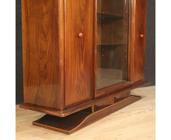 Italian showcase in wood from 20th century