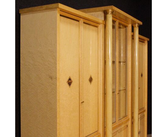 Libreria italiana in legno