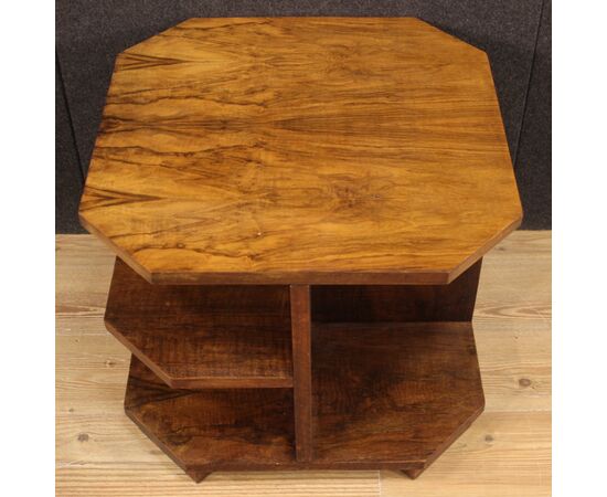 Italian design coffee table in wood from the 20th century