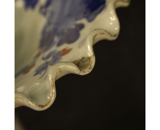 Japanese vase in glazed and painted ceramic from 20th century