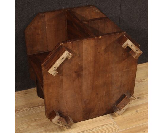 Italian design coffee table in wood from the 20th century