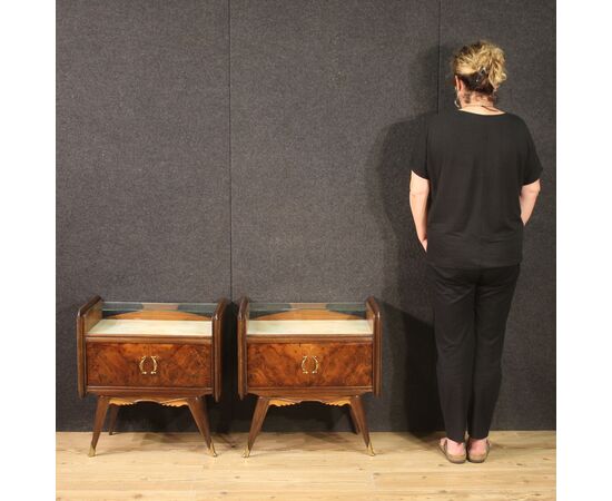 Pair of design bedside tables from the 50s