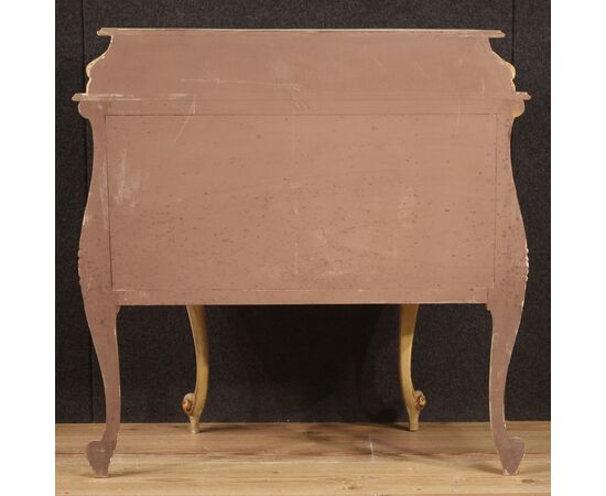 Lacquered sideboard in Venetian style from the 70s