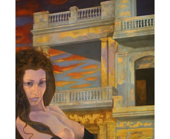 Quadro francese firmato nudo femminile