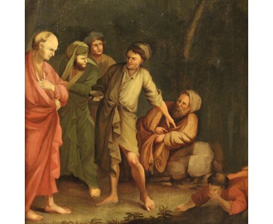 Italian painting characters from the 18th century