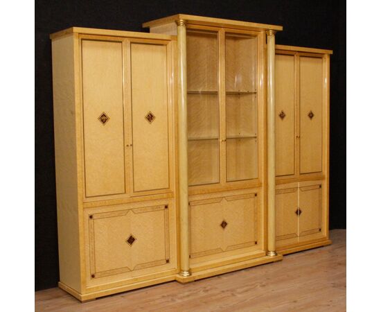 Libreria italiana in legno