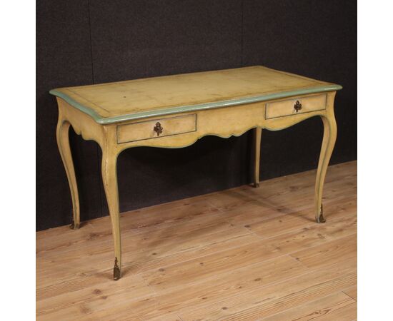 Grande scrivania francese in stile Luigi XV