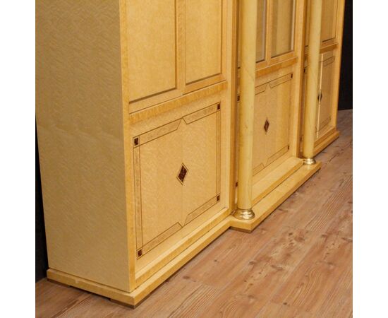 Libreria italiana in legno