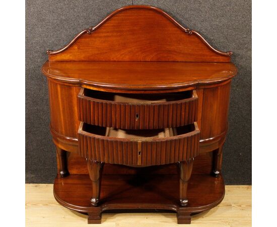 French dresser in mahogany wood from 20th century