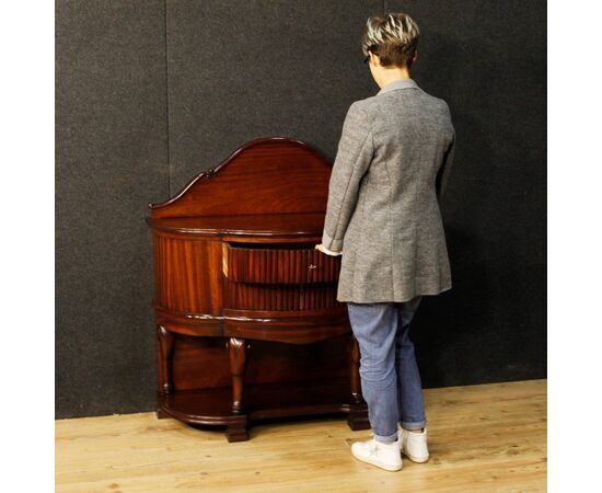 French dresser in mahogany wood from 20th century