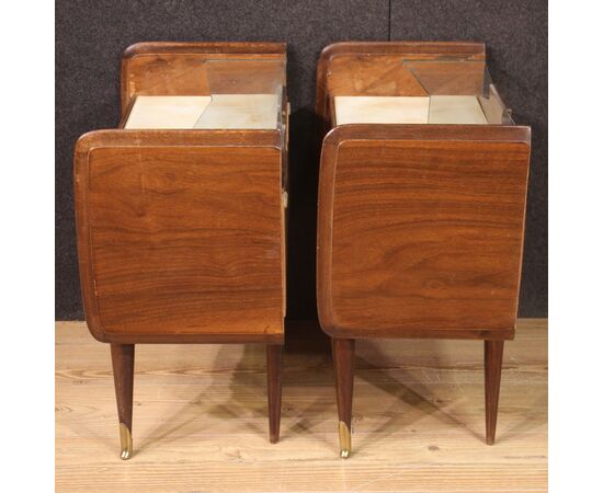 Pair of design bedside tables from the 50s