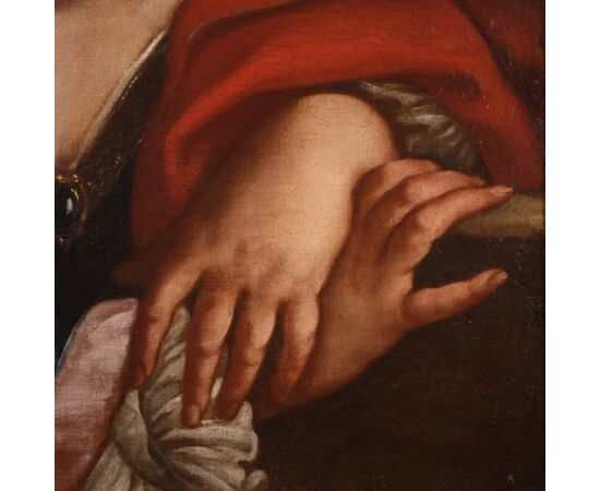 Italian mythological painting, Antique Sibyl from 17th century