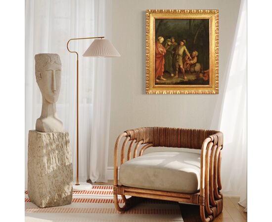 Italian painting characters from the 18th century