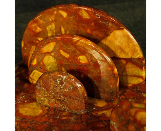 Art Deco marble inkwell