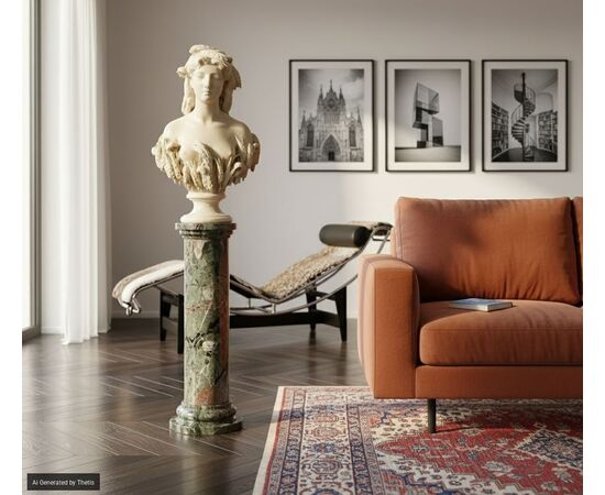 Antonio Bottinelli (Viggiù, 1827 - Milano, 1898)  "Allegoria dell'estate", 1868 circa