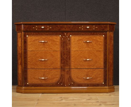 Italian chest of drawers in wood from 20th century