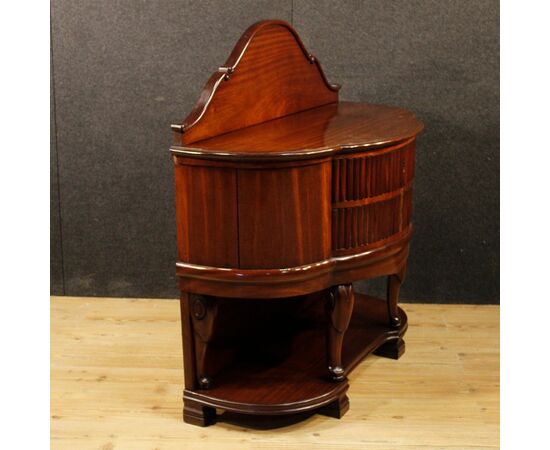 French dresser in mahogany wood from 20th century