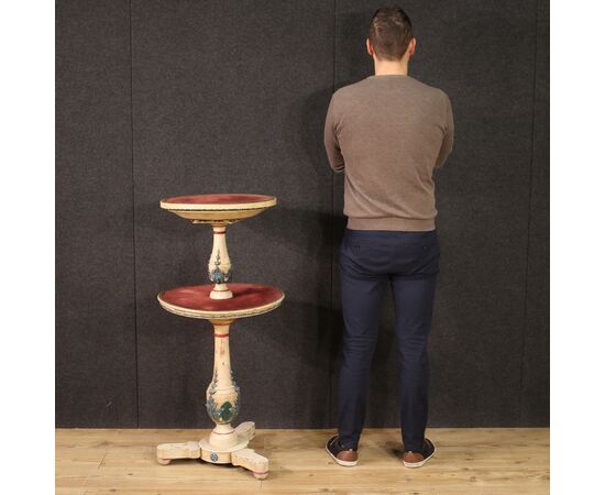 Étagère italiano laccato della prima metà del XX secolo