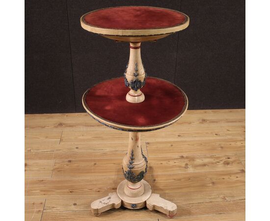 Étagère italiano laccato della prima metà del XX secolo