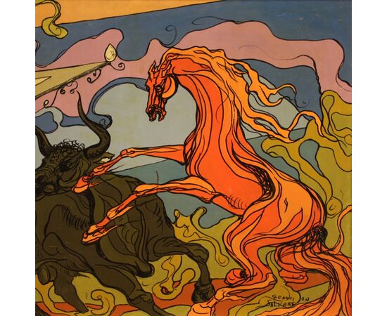 Modern Italian painting from the 20th century