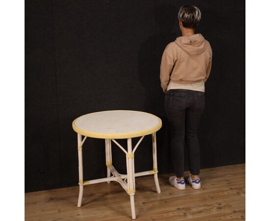 Wicker garden coffee table from the 80s