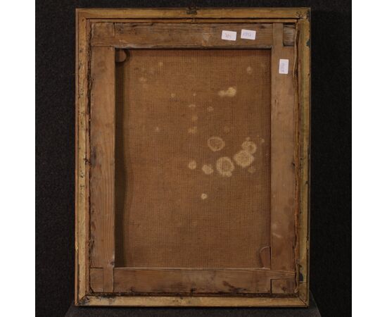 Religious painting The parable of the unfaithful farmer from the 17th century