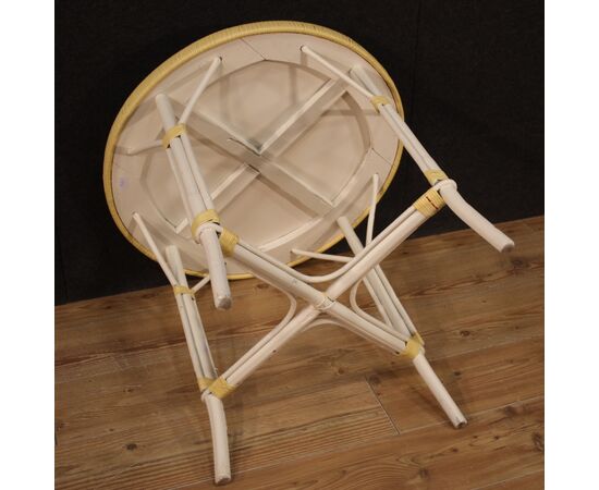 Wicker garden coffee table from the 80s