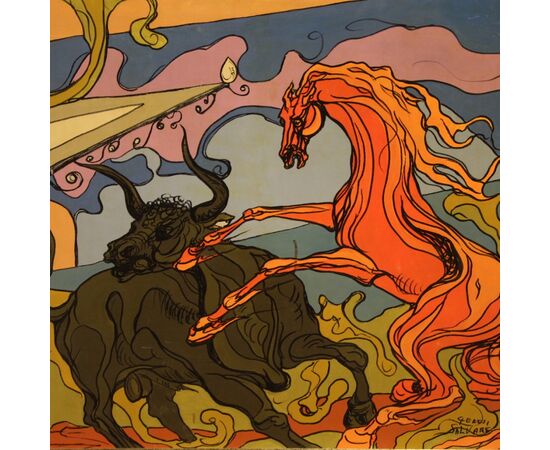 Modern Italian painting from the 20th century