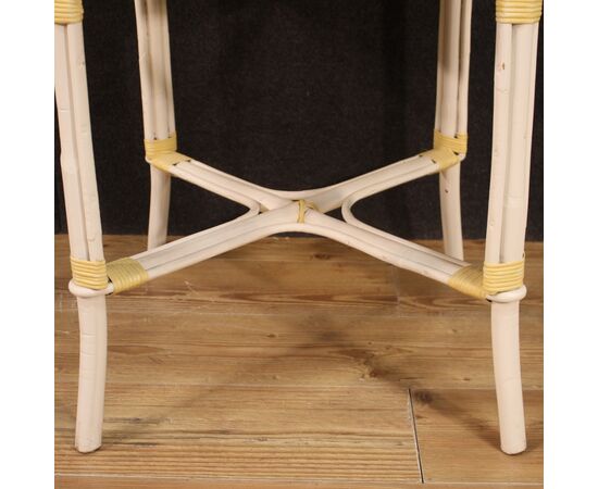 Wicker garden coffee table from the 80s