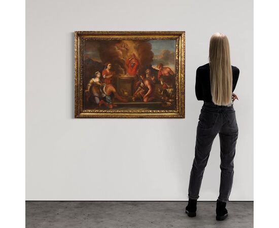 Quadro religioso della prima metà del XVIII secolo
