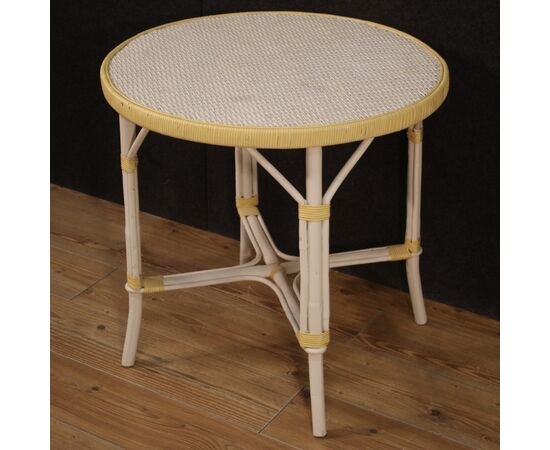 Wicker garden coffee table from the 80s