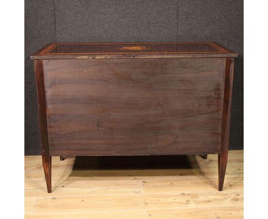 20th century Italian inlaid chest of drawers in Louis XVI style