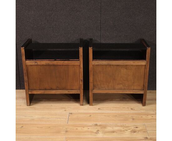 Pair of Art Deco style bedside tables