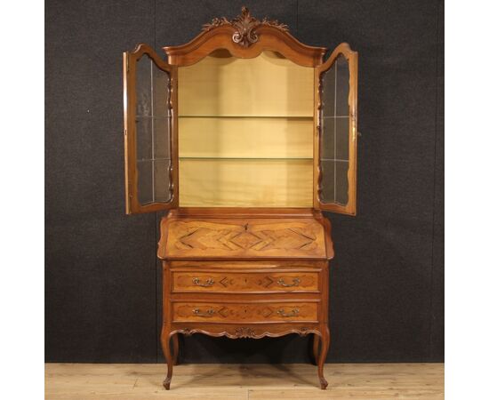 Elegante vetrina italiana doppio corpo anni 50'