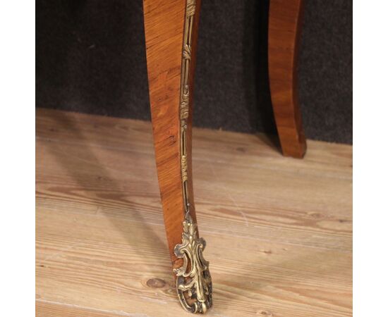 French inlaid Louis XV style chest of drawers from 20th century