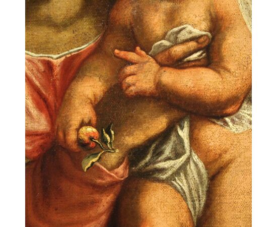Painting Virgin with child from 17th century