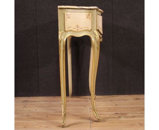 Italian lacquered console from the mid-20th century