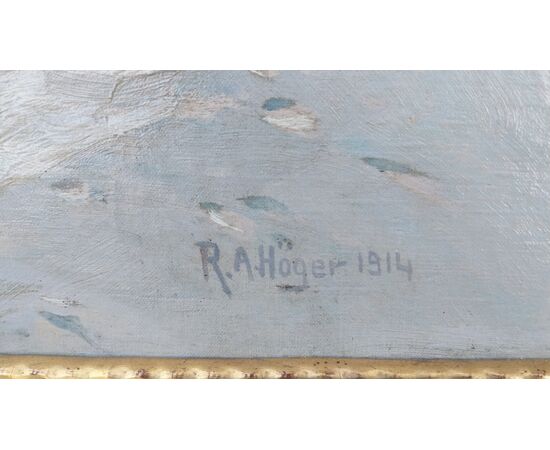 Veduta invernale al gran Zebru