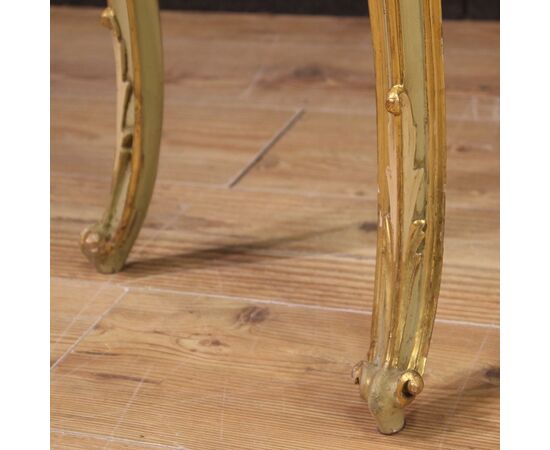 Italian lacquered console from the mid-20th century