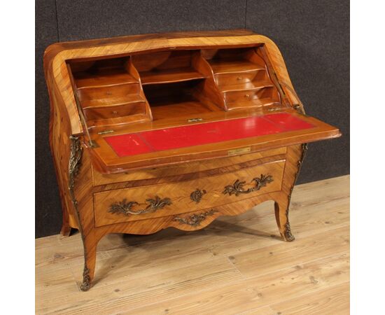 French inlaid bureau from 20th century