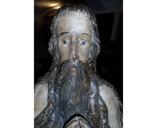 Statua lignea raffigurante Sant'Onofrio. Epoca XV secolo