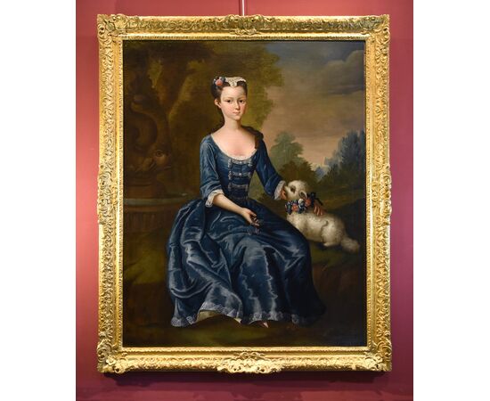 Portrait of a young girl, George Knapton (London 1698 - 1778), attributable