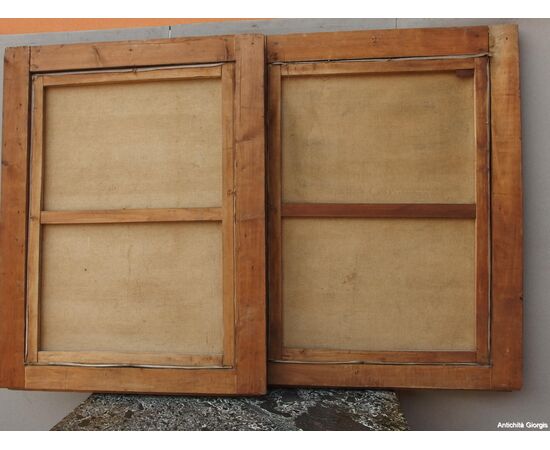 COPIA DI QUADRI SU OLIO SU TELA RAFFIGURANTI UCCELLI EPOCA FINE 800