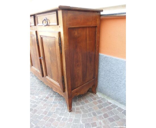 CREDENZA IN NOCE A TRE PORTE EPOCA PRIMI 800  cm L162xP55xH110
