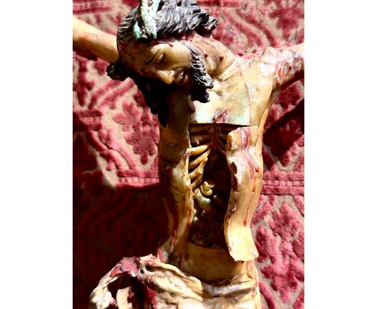 Anatomical Wax Crucifix by Gaetano Giulio Zumbo 1656-1701.