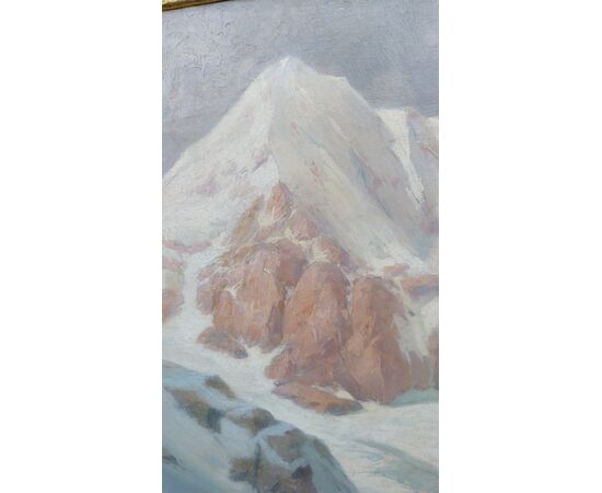 Winter view of the Gran Zebru